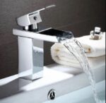 Krom Lavabo Bataryası Yeni Havza Model Yüksek Kalite Lüks Lavabo Musluğu Çift Girişli Armatür