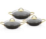 K-531 Granit Sahan Set Çelik Siyah