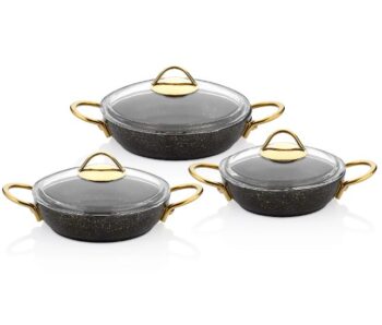 K-531 Granit Sahan Set Çelik Siyah