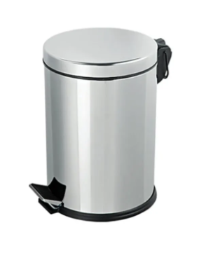 Flosoft Paslanmaz Metal Çöp Kovası - 3 Litre