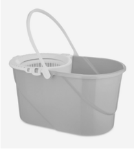 Flora FT187 Eko Balerina Galvaniz Sap Temizlik Seti – Gri