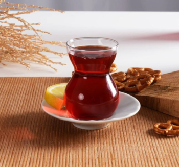 Paşabahçe 950051 Dantel Porselen Tabaklı Çay Seti  12 Parça