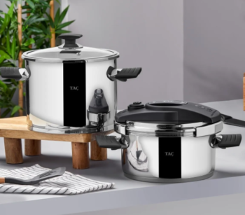 Taç Enio 2’li Düdüklü Siyah – 4 Litre + 6 Litre