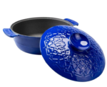 Anatolıa Selçuklu Güveci Majolica 26 Cm - Mavi