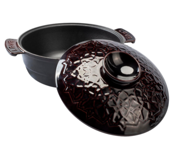 Anatolıa Selçuklu Güveci Majolica 26 Cm - Mor