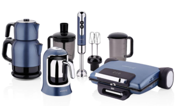 Korkmaz Azura 14 Parça Elektrikli Çeyiz Seti A1819 - Mavi