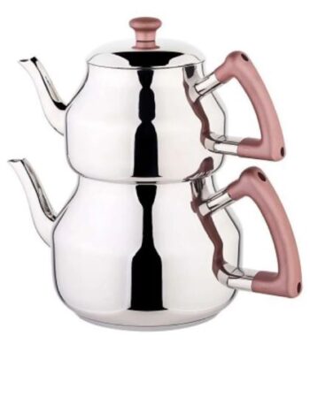 Özkent Çaydanlık Marmaris Orta Boy  Paslanmaz Çelik